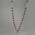 Mercury Mala - Rudraksha Beads with Jade 1/2 Mala on Sterling Silver Wire
