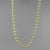 Pearl 8-8.5 mm Semi Round Knotted with Heart Clasp 20" Necklace