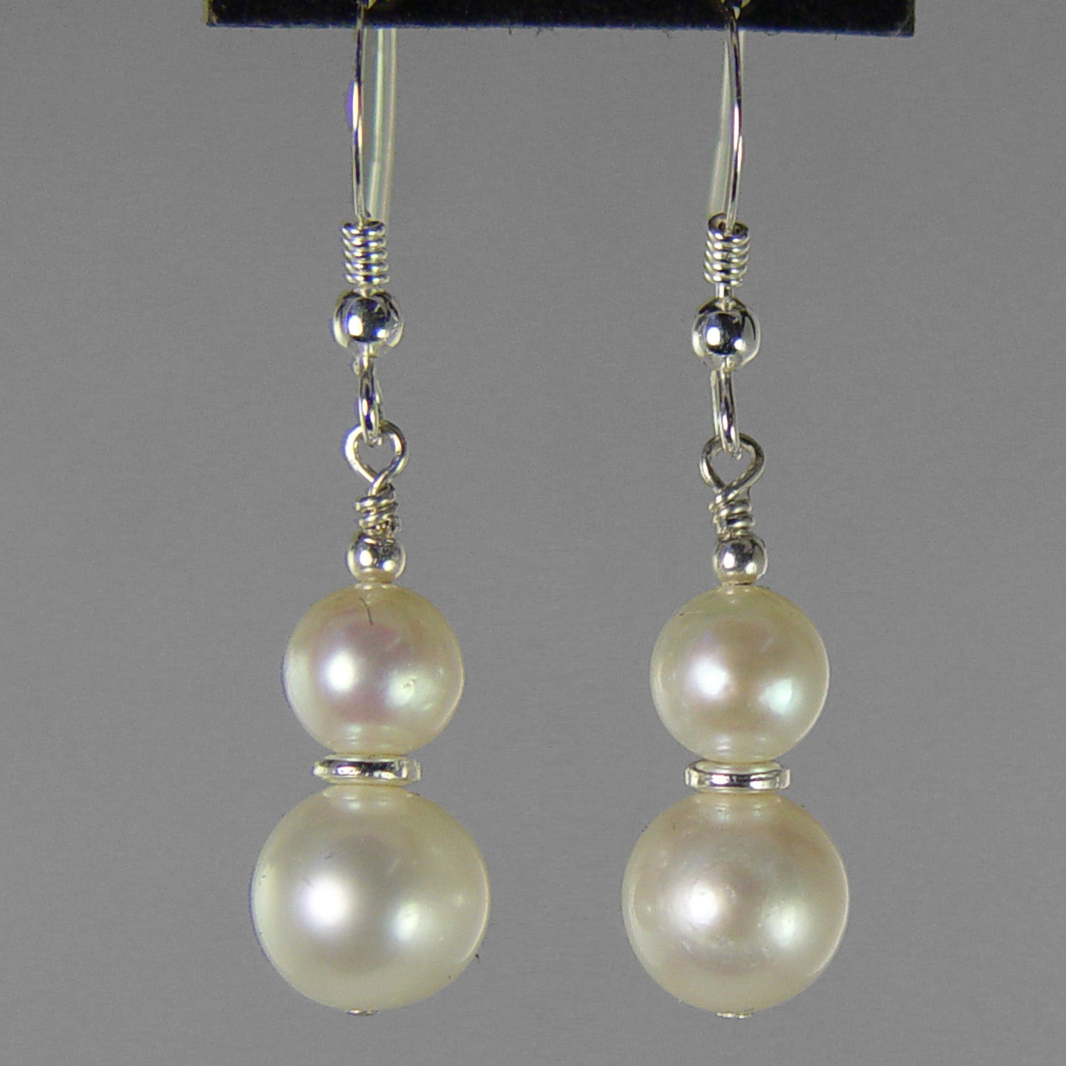 Pearl Round Ball Drop Earrings