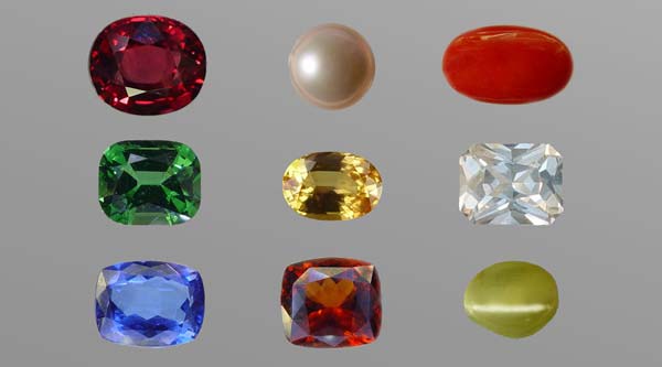Gemstones for the planets in Vedic astrology (Jyotish)