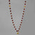 Jupiter Mala - Rudraksha Beads with Citrine 1/2 Mala on Sterling Silver Wire