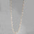 Venus Mala - Faceted Quartz Crystal Beads 1/2 Mala on Sterling Silver Wire