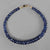 Blue Sapphire Faceted Rondelle Bracelet - 70 CTW