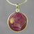 Star Ruby 61 ct Round Cabochon Sterling Silver Pendant