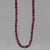 Rhodolite Garnet Small Round Faceted 18" Necklace, 38 ct