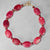 Ruby Oval & Small Rondelle 8" Bracelet