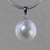 Pearl 15 ct 14 mm Semi Round Pearl Sterling Silver Pendant