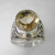 Citrine 16 ct Oval Bezel Set Sterling Silver Fancy Scroll Shank Ring, Size 8.75