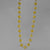 Citrine Faceted Rondelle Gold Filled Wire 18" Necklace