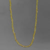 Yellow Sapphire Small Faceted Rondelle 16-18" Necklace