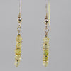 Yellow Sapphire Faceted Rondelle Earrings