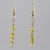 Yellow Sapphire Faceted Rondelle Earrings
