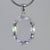 Crystal Quartz  28.3 ct Faceted Oval Sterling Silver Pendant
