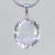 Crystal Quartz 33.5 ct Faceted Oval Sterling Silver Pendant