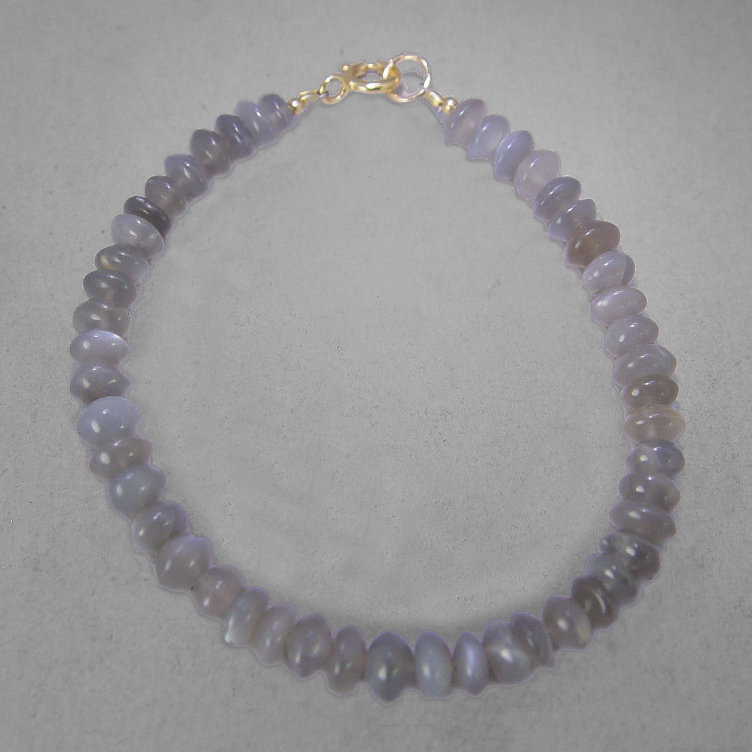 Chrysoberyl Cat's Eye Rondelle Bracelet - 30 ct