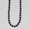Amethyst Round Bead with Accents 16", 18", 20" or 24" Necklace