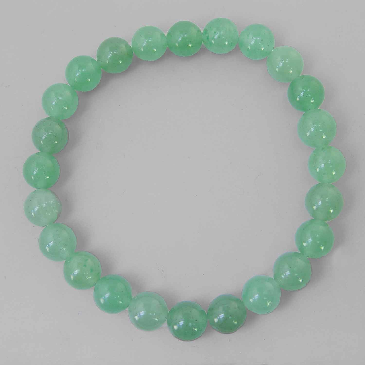Aventurine Round Bead Stretch Bracelet