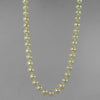 Pearl 8-8.5 mm Semi Round Knotted with Heart Clasp 20" Necklace
