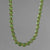 Peridot Round Bead with Gold Accents 18" Necklace